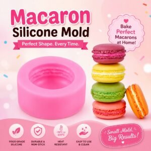 Macron Silicon Mold For Candle